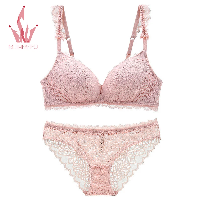 Mulherelfo Underwear Set Women Lingerie Sexy Lace Ruffle Seamless Bralette Padded Free Wire Bra Panties 2 Pieces Female Intimate
Mulherelfo Underwear Set Women Lingerie Sexy Lace Ruffle Seamless Bralette Padded Free Wire Bra Panties 2 Pieces Female Intimate