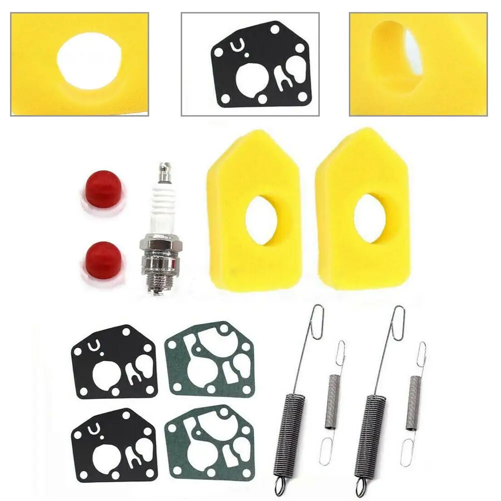 Lawn Mower Service Kit Governor Spring Air Filter Primer Bulb Suitable For Classic Sprint Engine Garden Power Tools Parts
Lawn Mower Service Kit Governor Spring Air Filter Primer Bulb Suitable For Classic Sprint Engine Garden Power Tools Parts