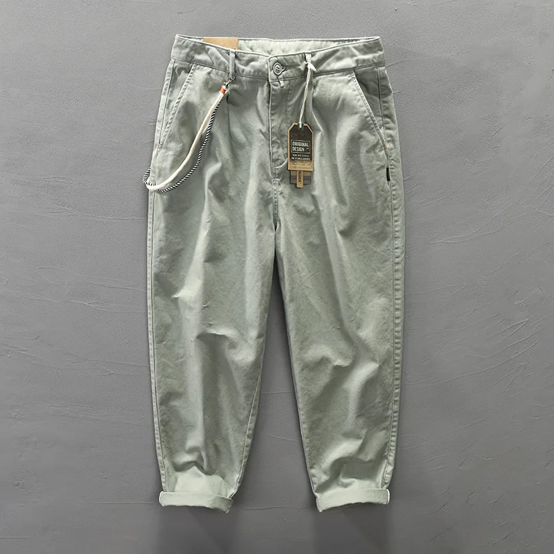 Autumn and Winter New Men's Cotton Solid Color Casual Ribbons Pants Green Black Multi-pocket Workwear GML04-Z306
Autumn and Winter New Men's Cotton Solid Color Casual Ribbons Pants Green Black Multi-pocket Workwear GML04-Z306