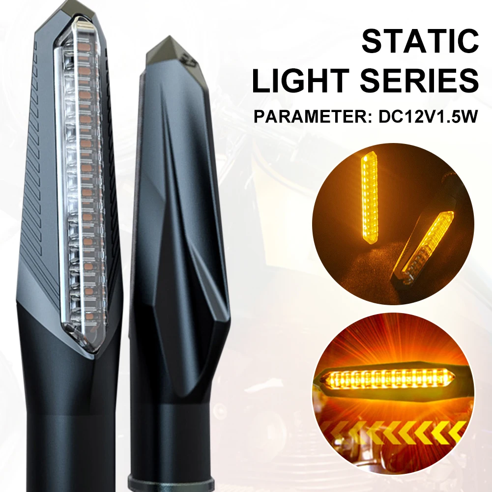 2PCS Motorcycle Turn Signals Light For Honda Yamaha Suzuki Motorcycle LED Turn Signals Indicator Sequential Amber Flasher Arrow
2PCS Motorcycle Turn Signals Light For Honda Yamaha Suzuki Motorcycle LED Turn Signals Indicator Sequential Amber Flasher Arrow