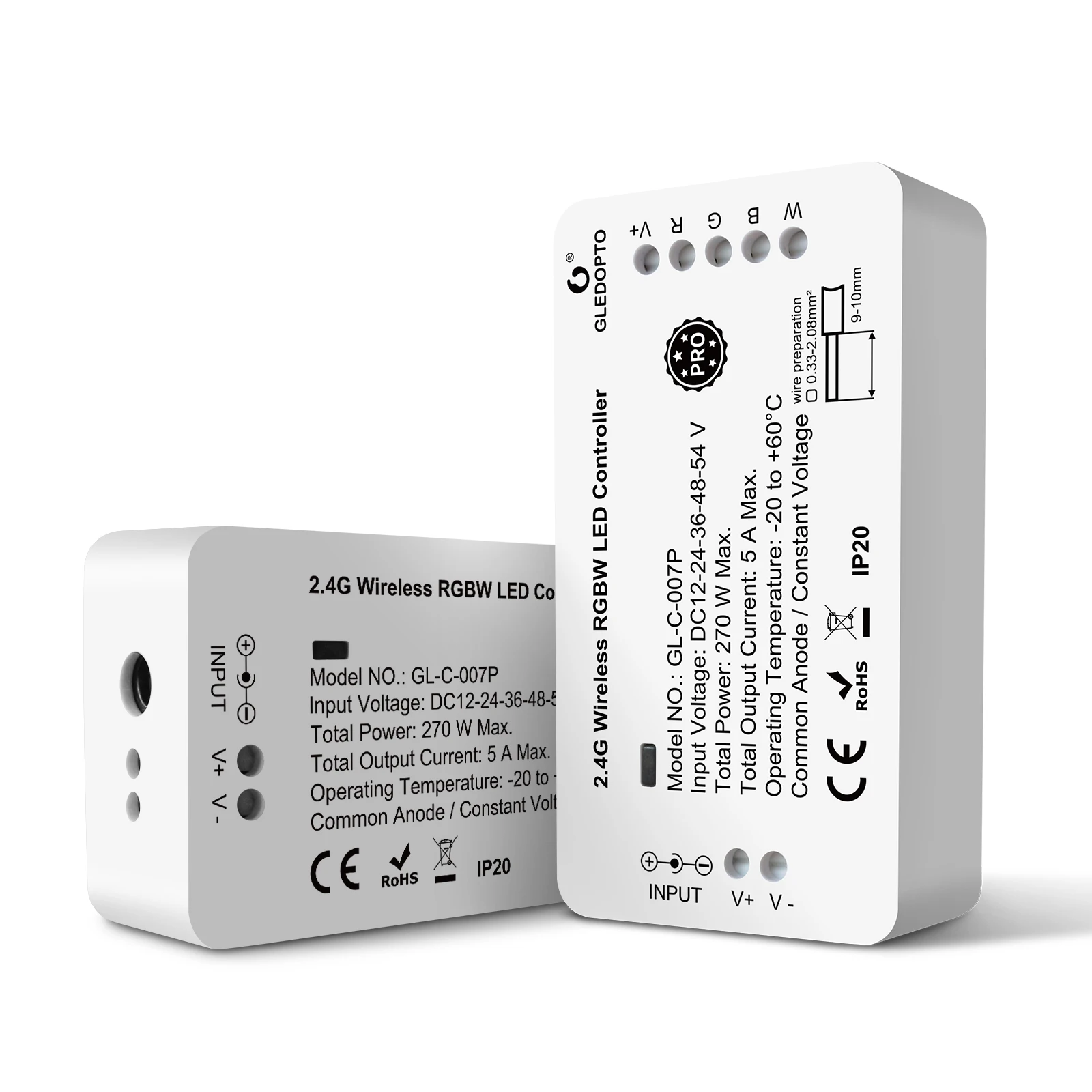 Zigbee WiFi LED Controller 12V 24V Single Color Dual White RGB RGBW RGBCCT LED Strip Smart Controller For Tuya Alexa Google Home
Zigbee WiFi LED Controller 12V 24V Single Color Dual White RGB RGBW RGBCCT LED Strip Smart Controller For Tuya Alexa Google Home