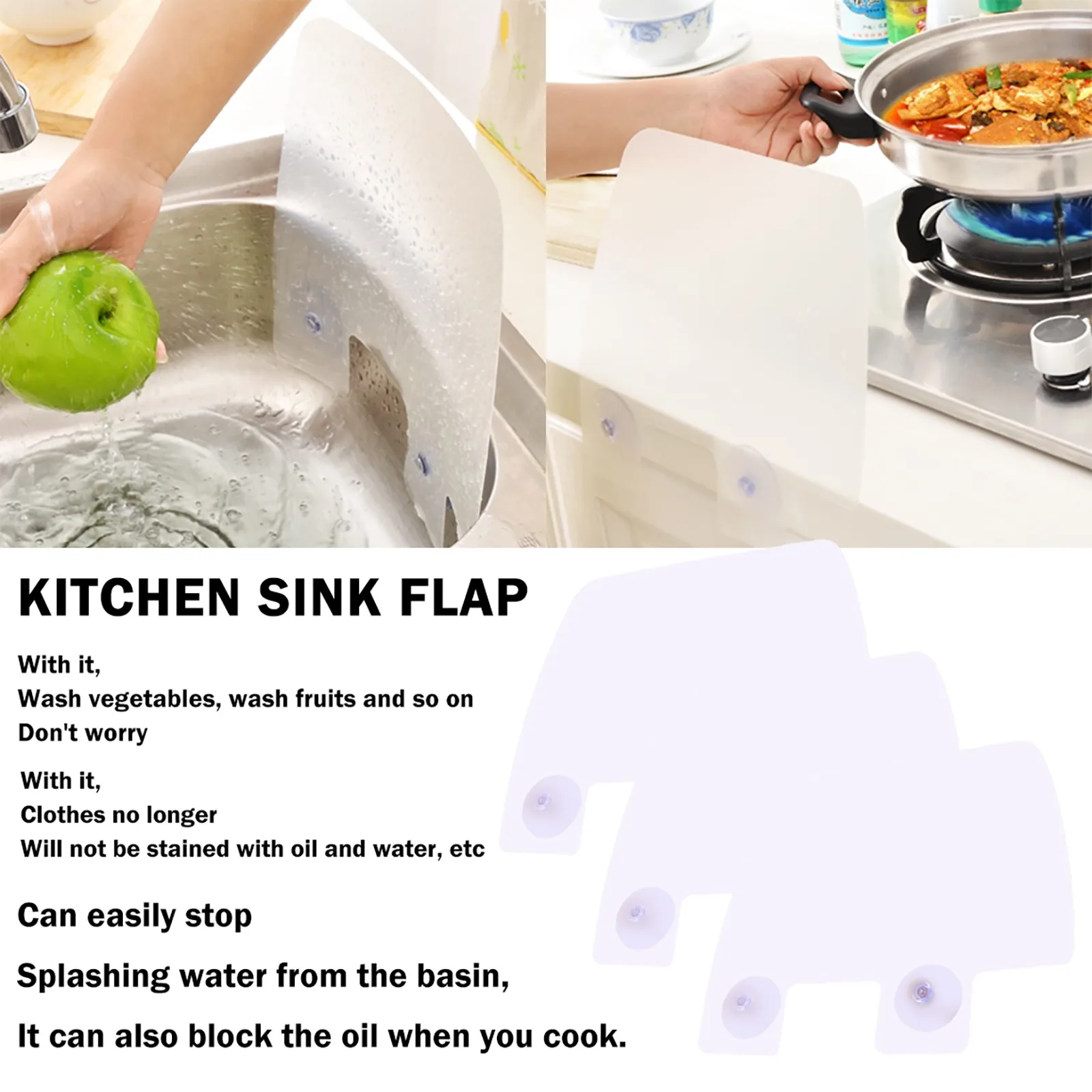 Organic Kitchen Cleaner Fixing Splash-proof Cup Sink Backsplash And 3-piece With Suction Plate Kitchen,Dining & Cleaning Spray
Organic Kitchen Cleaner Fixing Splash-proof Cup Sink Backsplash And 3-piece With Suction Plate Kitchen,Dining & Cleaning Spray