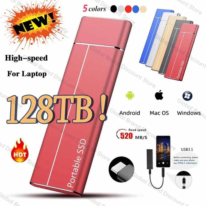 Original High-speed SSD 2TB 16TB 8TB Portable External Solid State Hard Drive USB3.0 HD External HDD for Storage FOR Laptop/ps5
Original High-speed SSD 2TB 16TB 8TB Portable External Solid State Hard Drive USB3.0 HD External HDD for Storage FOR Laptop/ps5