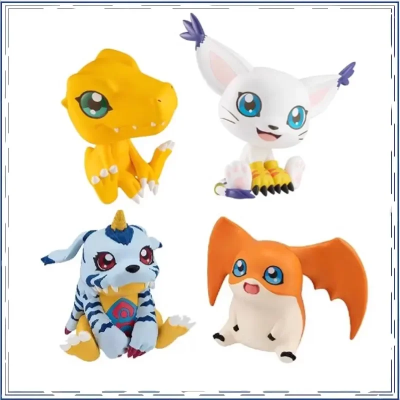 Аниме Digimon Adventure Gabumon Patamon Tailmon Q версия рождественские подарки или коллекция