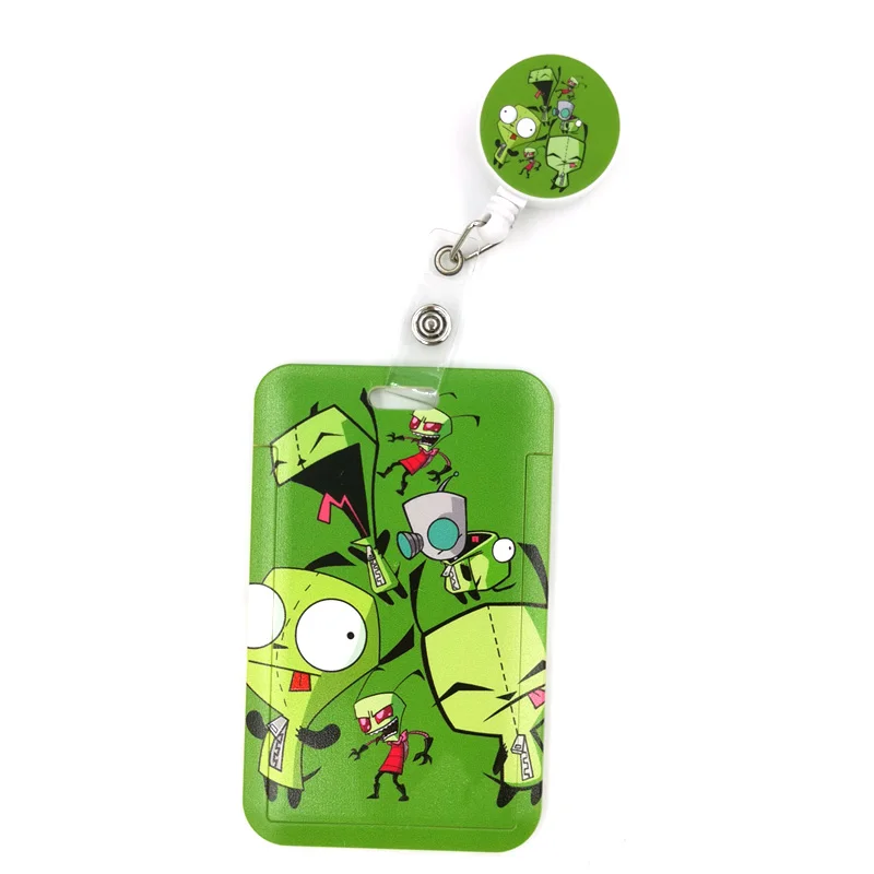 Invader Zim Cute Credit Card Cover Lanyard Bags Retractable Badge Reel Student Nurse Exhibition Enfermera Name Clips Card ID
Invader Zim Cute Credit Card Cover Lanyard Bags Retractable Badge Reel Student Nurse Exhibition Enfermera Name Clips Card ID