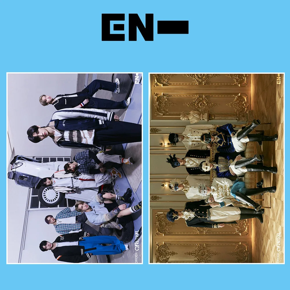 2pcs/set Kpop ENHYPEN BORDER CARNIVAL Photo album Poster Stickers ENGENE HD high quality New Arrivals 
2pcs/set Kpop ENHYPEN BORDER CARNIVAL Photo album Poster Stickers ENGENE HD high quality New Arrivals
