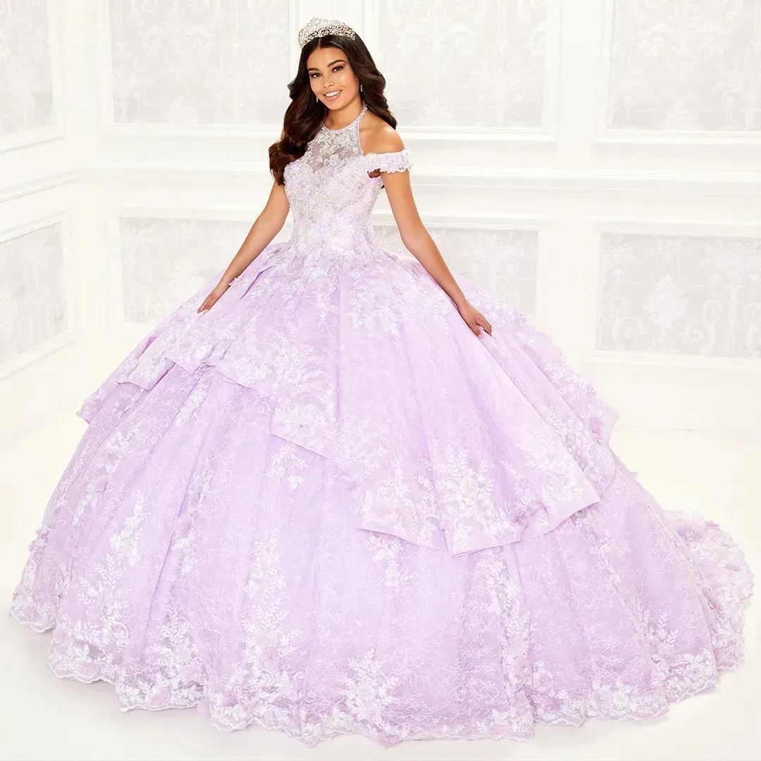 Lilac Charro Quinceanera Dresses Ball Gown Off The Shoulder Appliques Lace Puffy Mexican Sweet 16 Dresses 15 Anos
Lilac Charro Quinceanera Dresses Ball Gown Off The Shoulder Appliques Lace Puffy Mexican Sweet 16 Dresses 15 Anos