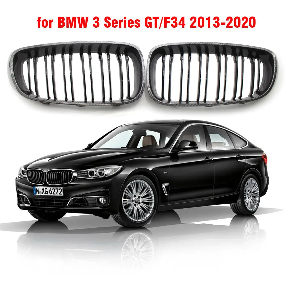 Carbon Fiber Front Bumper Kidney Grill Grilles For BMW 3 Series GT F34 2013-2020 320i 328i 335i XDrive Double Line M Style
Carbon Fiber Front Bumper Kidney Grill Grilles For BMW 3 Series GT F34 2013-2020 320i 328i 335i XDrive Double Line M Style