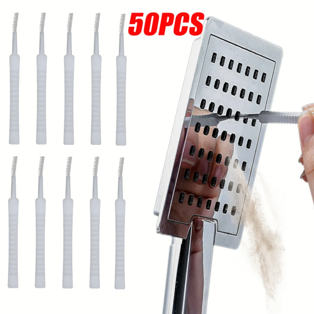10/50Pcs Shower Head Brushes Anti-clogging Gap Cleaning Brush Micro Nylon for Bathroom Shower Head Mobile Phone Hole Keyboard
10/50Pcs Shower Head Brushes Anti-clogging Gap Cleaning Brush Micro Nylon for Bathroom Shower Head Mobile Phone Hole Keyboard