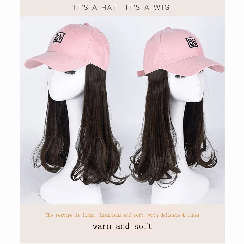 XG Long Synthetic Baseball Cap Natural Wave Curly Hair With Hat Wig Natural Connection Adjustable Colors Available
XG Long Synthetic Baseball Cap Natural Wave Curly Hair With Hat Wig Natural Connection Adjustable Colors Available