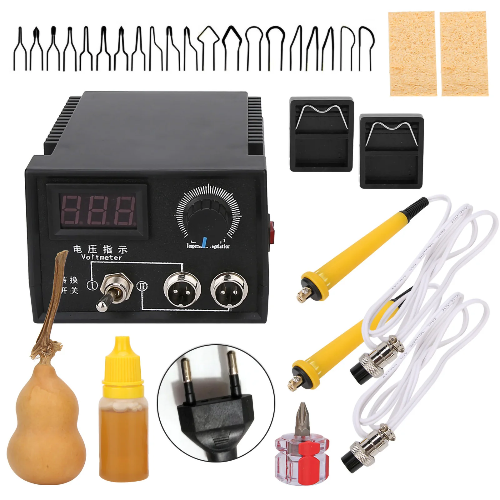 LH40-SF802 Digital Display Dual Interface Pyrography Machine Heating Solder Wooden Craft Tool Pyrography Pen Pyrography Pen
LH40-SF802 Digital Display Dual Interface Pyrography Machine Heating Solder Wooden Craft Tool Pyrography Pen Pyrography Pen