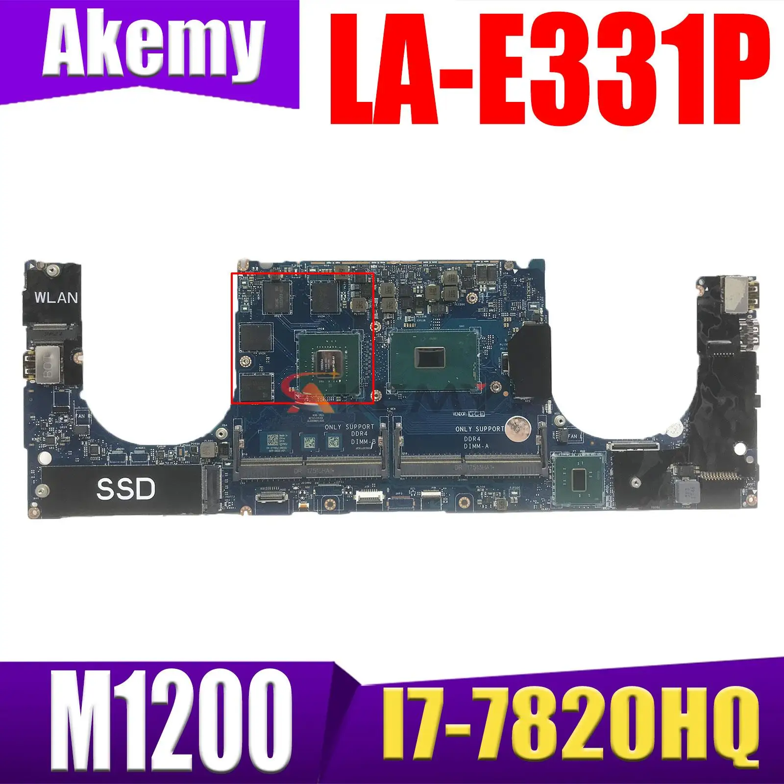 Exchange!CN-0X41RR 0X41RR X41RR Mainboard For DELL 5520 CAM00/01 LA-E331P Laptop Motherboard W/ I7-7820HQ CPU M1200 GPU
Exchange!CN-0X41RR 0X41RR X41RR Mainboard For DELL 5520 CAM00/01 LA-E331P Laptop Motherboard W/ I7-7820HQ CPU M1200 GPU