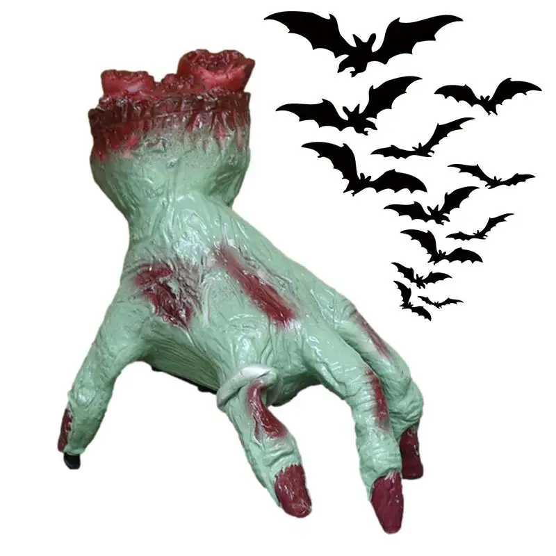 

Scary Hands For Halloween Battery Powered Crawling Hand Props Realistic Activated Dead Body Parts For Bar Ghost Festival