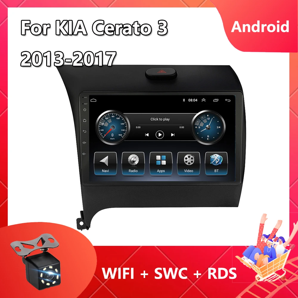 Автомагнитола 2din для KIA Cerato 3 2013-2017, Android 10, навигация GPS, мультимедийный плеер 1024*600, HD сенсорный экран, Bluetooth, Wi-Fi, BT
Автомагнитола 2din для KIA Cerato 3 2013-2017, Android 10, навигация GPS, мультимедийный плеер 1024*600, HD сенсорный экран, Bluetooth, Wi-Fi, BT