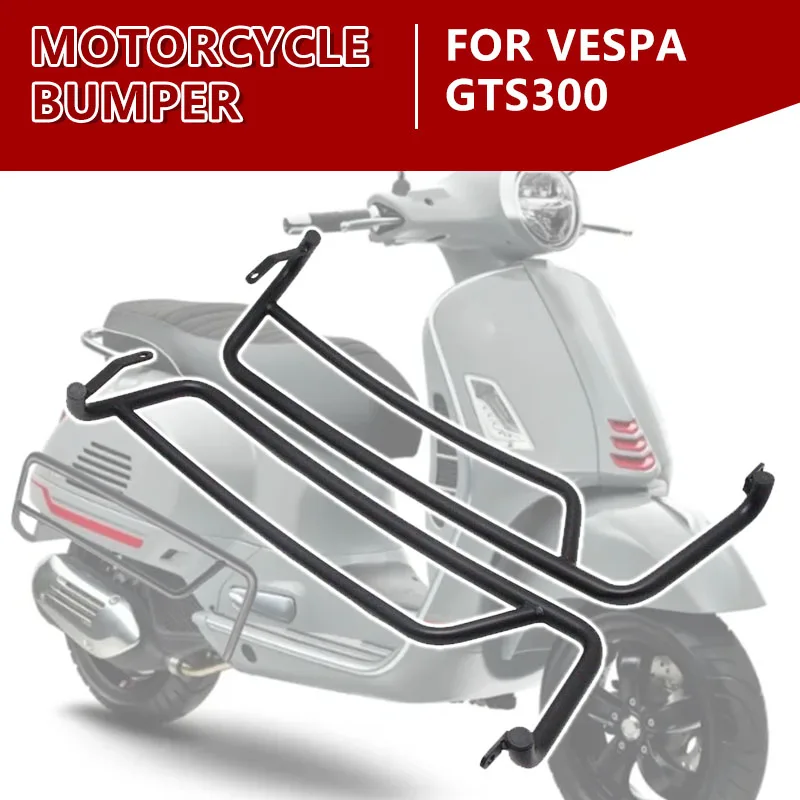 Motorcycle for Piaggio Vespa GTS 300 Bumper Protector Engine Guard Crash Bar Bars Black GTS300 2013 - 2021
Motorcycle for Piaggio Vespa GTS 300 Bumper Protector Engine Guard Crash Bar Bars Black GTS300 2013 - 2021