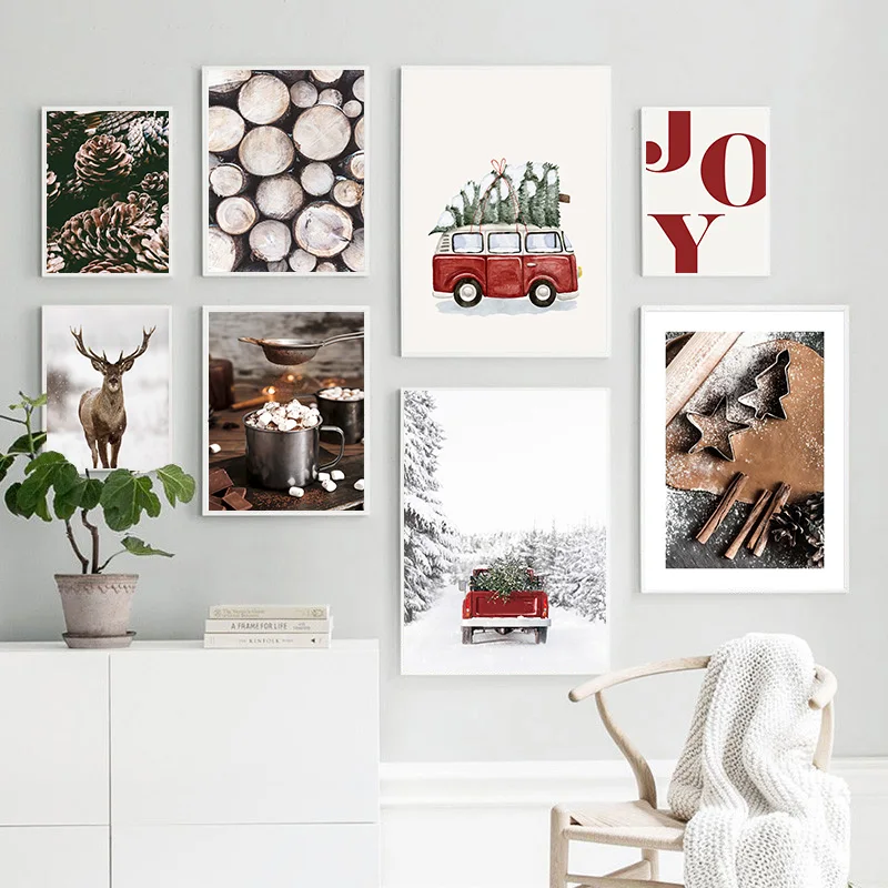 Christmas Snowy Moose Canvas Painting Letters and Bells Gifts Decorative Wall Art Wooden Fire Art Poster For Bedroom Decoration
Christmas Snowy Moose Canvas Painting Letters and Bells Gifts Decorative Wall Art Wooden Fire Art Poster For Bedroom Decoration