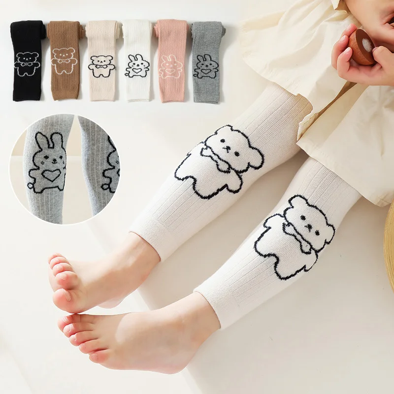 Autumn Children Leggings for Girls Cartoon Ribbed Leggings Cotton Elastic Kids Trousers Cute Animal Rabbit Bear Baby Tights 0-8Y
Autumn Children Leggings for Girls Cartoon Ribbed Leggings Cotton Elastic Kids Trousers Cute Animal Rabbit Bear Baby Tights 0-8Y