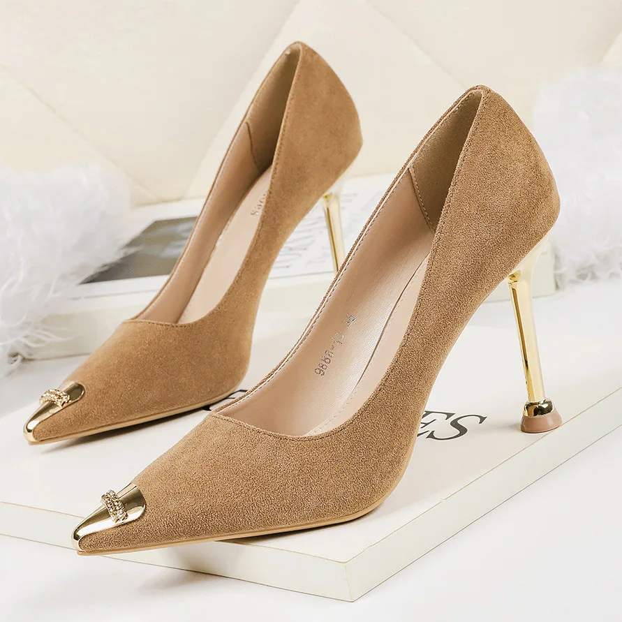 Women's Shoes Spring 2022 New Korean Style High Heels Stiletto Shallow Mouth Professional Working Women High Heels Single Shoes
Women's Shoes Spring 2022 New Korean Style High Heels Stiletto Shallow Mouth Professional Working Women High Heels Single Shoes