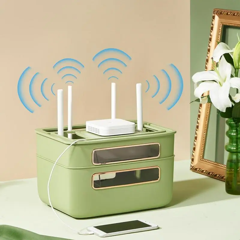 Настольный шкаф для хранения Wi-Fi-роутера, 2/3 уровней, съемный Wi-Fi-роутер и модем, коробка для хранения для дома, гостиной, спальни
Настольный шкаф для хранения Wi-Fi-роутера, 2/3 уровней, съемный Wi-Fi-роутер и модем, коробка для хранения для дома, гостиной, спальни