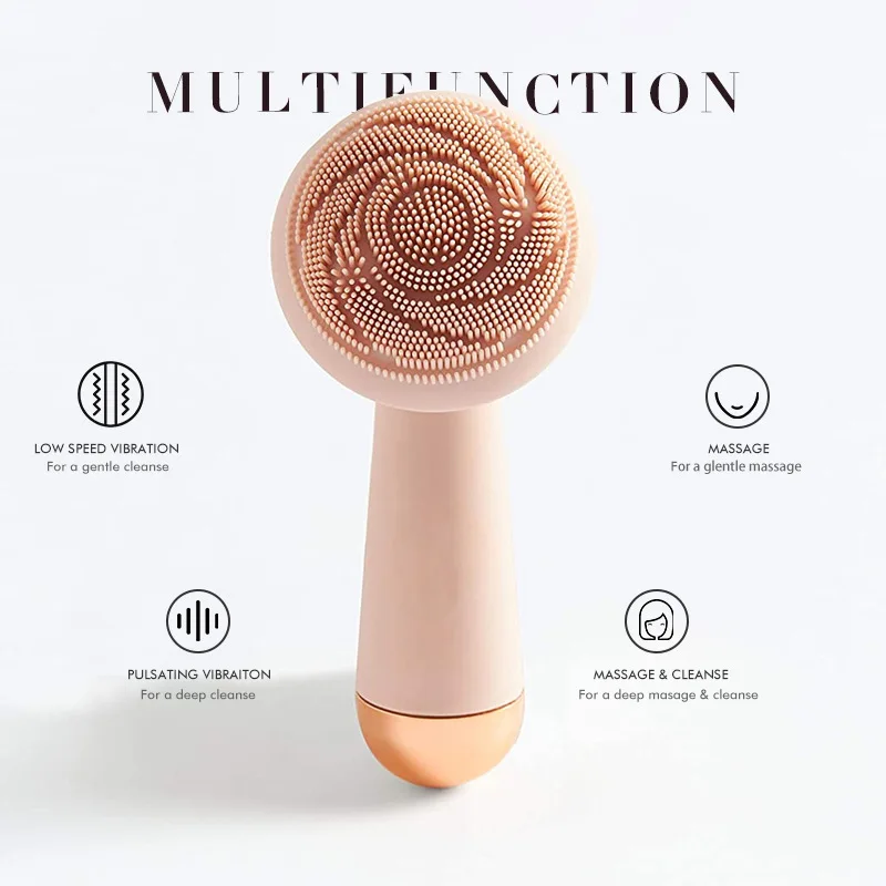 Rechargeable Face Scrubber Cleansing Brush Electric Skin Care Tools Silicone Deep Pore Washing Massage Blackhead Remover
Rechargeable Face Scrubber Cleansing Brush Electric Skin Care Tools Silicone Deep Pore Washing Massage Blackhead Remover