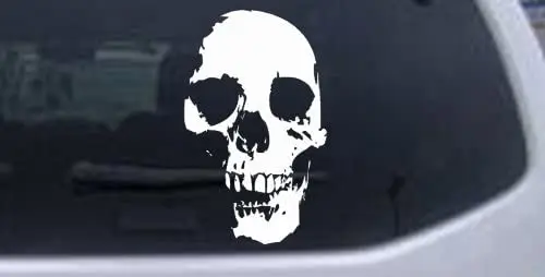Rad Dezigns Skull Shadow Decal Skull Car Window Wall Laptop Decal Sticker - White 10.16cm X 16.51cm Car Skull Sticker
Rad Dezigns Skull Shadow Decal Skull Car Window Wall Laptop Decal Sticker - White 10.16cm X 16.51cm Car Skull Sticker