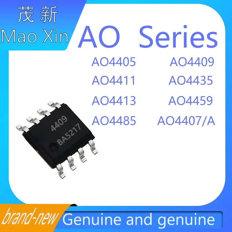 AO4409 4407A 4411 4413 4405 4435 4459 4485 Patch SOP8 Field-effect transistor
AO4409 4407A 4411 4413 4405 4435 4459 4485 Patch SOP8 Field-effect transistor