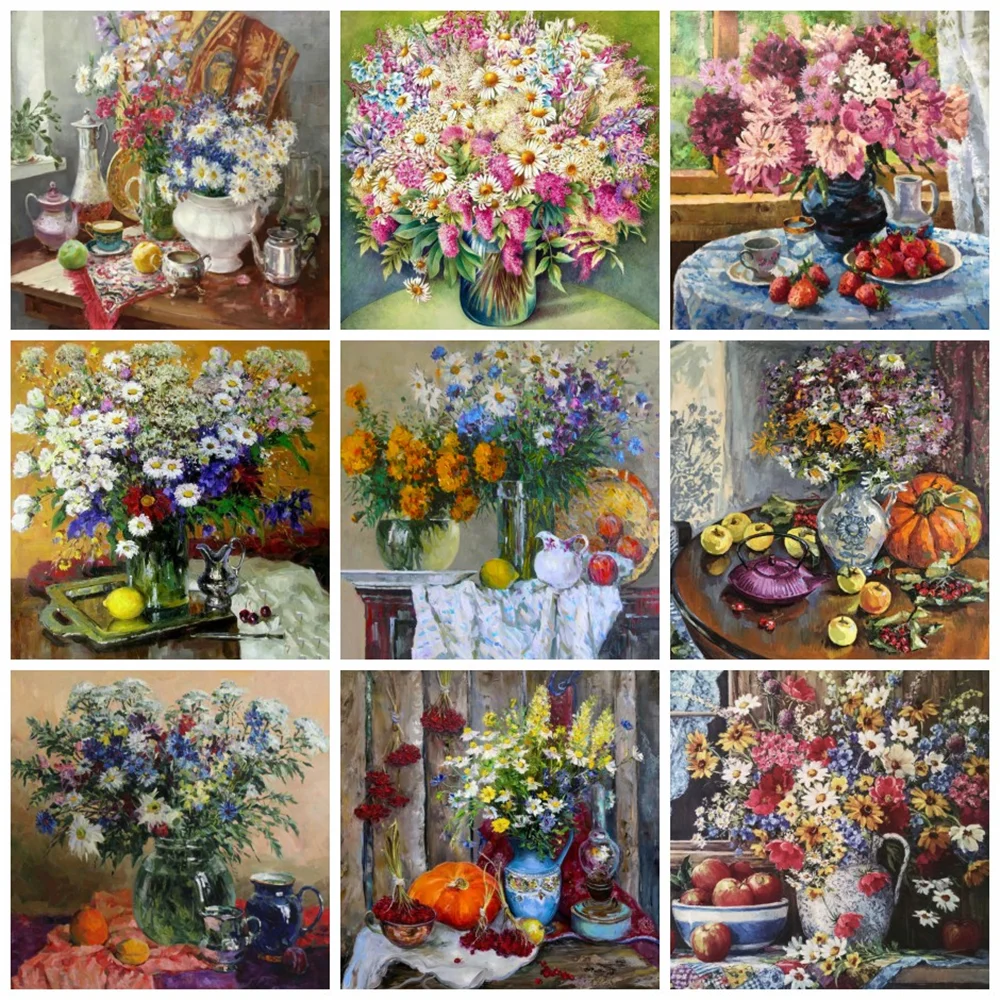 Набор для алмазной вышивки «Цветы маргаритки» Huacan
Набор для алмазной вышивки «Цветы маргаритки» Huacan