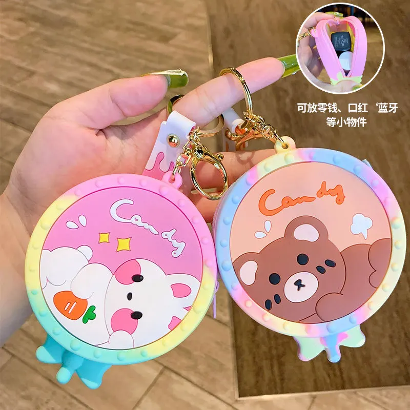 Cartoon Rat Control Pioneer Silicone Coin Purse Keychain Pendant Earphone Bag Lovely Bag Charm Hanging Key Chain Wholesale Gift
Cartoon Rat Control Pioneer Silicone Coin Purse Keychain Pendant Earphone Bag Lovely Bag Charm Hanging Key Chain Wholesale Gift