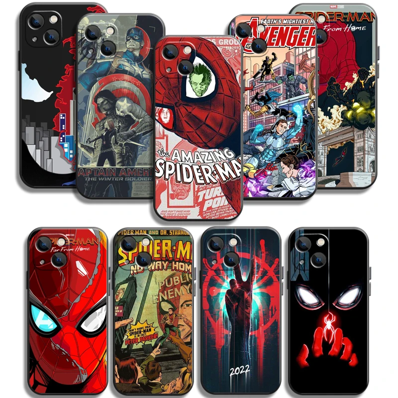 Marvel Spiderman Phone Cases For iPhone 11 12 Pro MAX 6S 7 8 Plus XS MAX 12 13 Mini X XR SE 2020 Funda Soft TPU Carcasa
Marvel Spiderman Phone Cases For iPhone 11 12 Pro MAX 6S 7 8 Plus XS MAX 12 13 Mini X XR SE 2020 Funda Soft TPU Carcasa