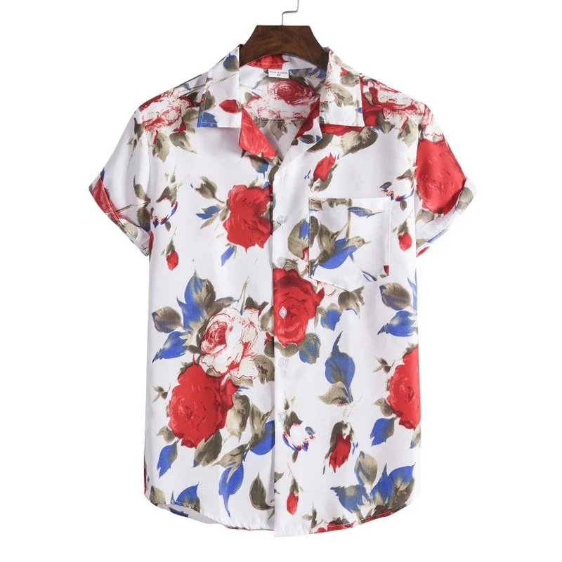 Men's Cotton Linen Summer Short Sleeve Shirt Tropical Floral Breathable Hawaiian Beach Male Shirts Casual Blouse for Men
Men's Cotton Linen Summer Short Sleeve Shirt Tropical Floral Breathable Hawaiian Beach Male Shirts Casual Blouse for Men