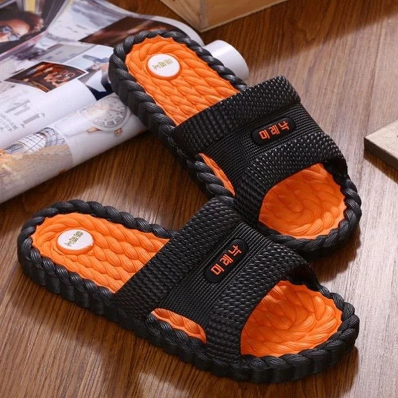 Men Thick Platform Slippers Summer Bottom Beach Sandals Women Leisure Soft Sole Indoor Bathroom Anti-skid Slippers Size 36-45
Men Thick Platform Slippers Summer Bottom Beach Sandals Women Leisure Soft Sole Indoor Bathroom Anti-skid Slippers Size 36-45