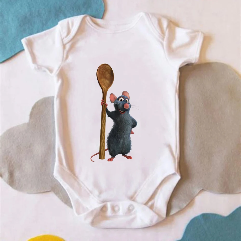 Disney Ratatouille Series High Quality White Baby Onesie Four Seasons Remy Graphic Newborn Jumpsuit 0-24M Size Harajuku Style
Disney Ratatouille Series High Quality White Baby Onesie Four Seasons Remy Graphic Newborn Jumpsuit 0-24M Size Harajuku Style