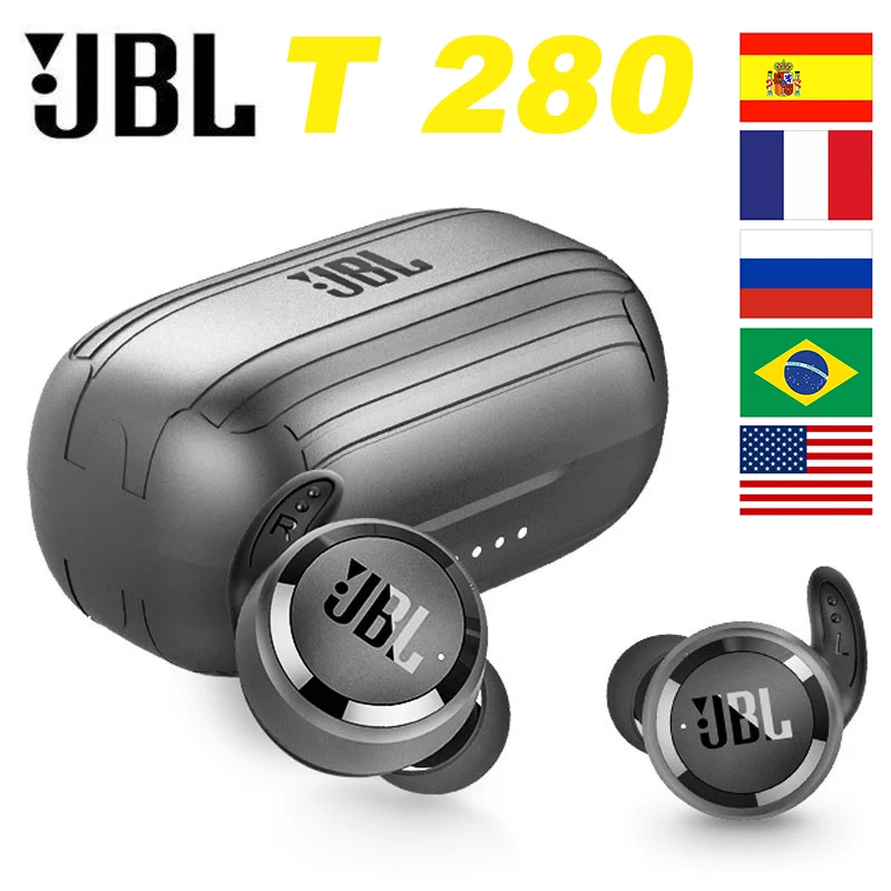 100% Оригинальные JBL T280 TWS беспроводные наушники Bluetooth наушники бас водонепроницаемая Спортивная Музыкальная гарнитура с зарядным чехлом мик...
100% Оригинальные JBL T280 TWS беспроводные наушники Bluetooth наушники бас водонепроницаемая Спортивная Музыкальная гарнитура с зарядным чехлом мик...