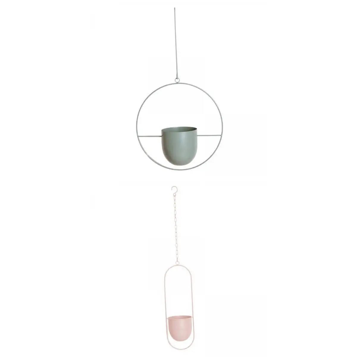 2pcs Creative Metal Decorative Hanging Planter Modern Pot Holder Decoration
2pcs Creative Metal Decorative Hanging Planter Modern Pot Holder Decoration
