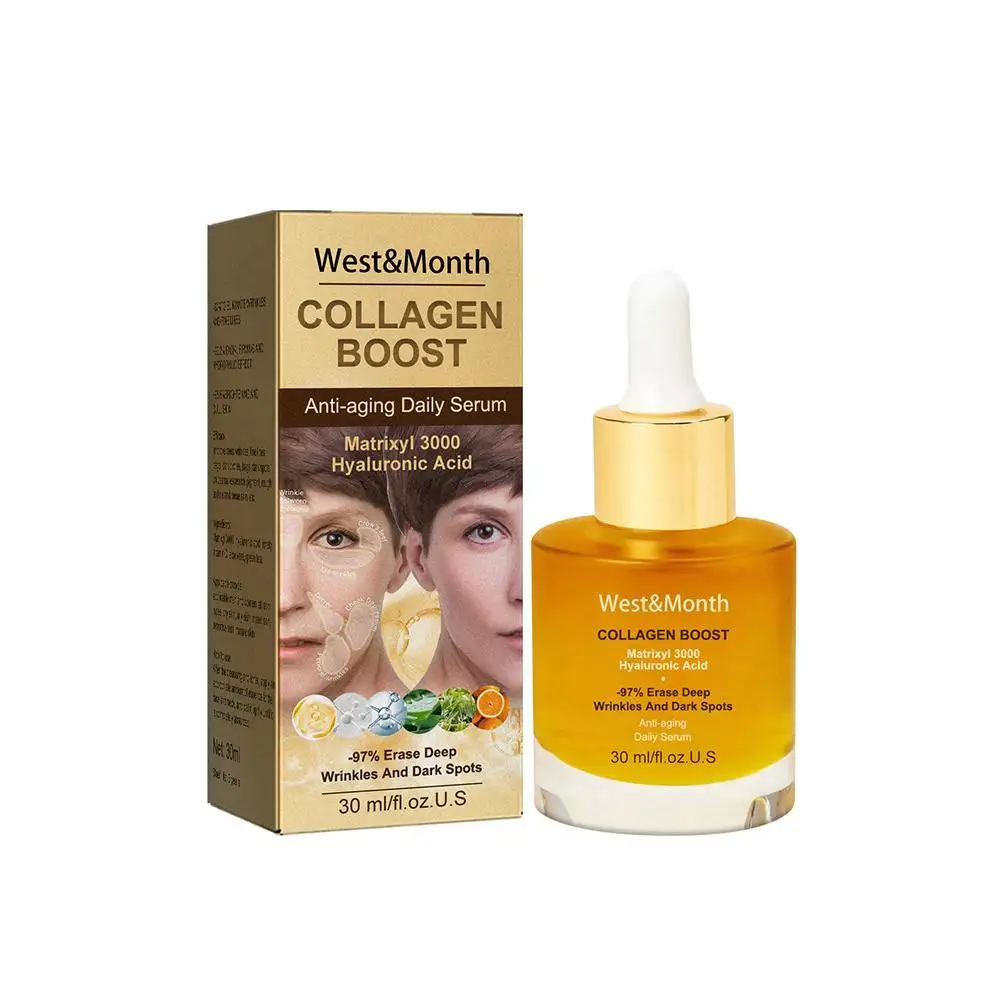 30ml Face Serum Anti-wrinkle Moisturizing Reduce Dullness Repair Brighten Skin Collagen Beauty Skin Care Essence
30ml Face Serum Anti-wrinkle Moisturizing Reduce Dullness Repair Brighten Skin Collagen Beauty Skin Care Essence