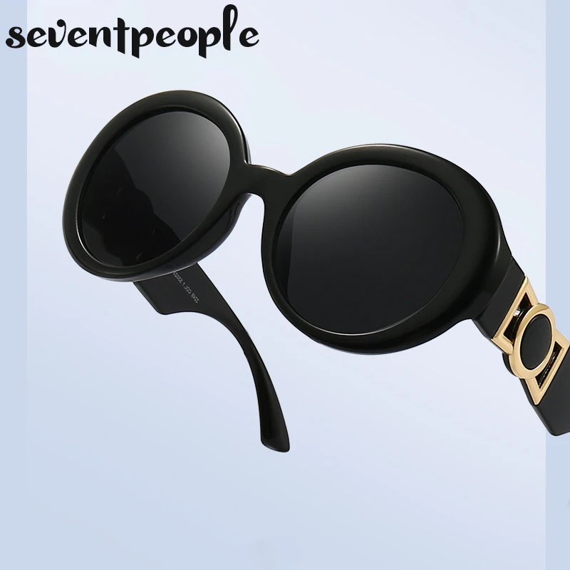 Retro Round Sunglasses Women Luxury Designer Fashion Big Frame Sunglass for Ladies Vintage Sun Glasses Occhiali Da Sole Donna
Retro Round Sunglasses Women Luxury Designer Fashion Big Frame Sunglass for Ladies Vintage Sun Glasses Occhiali Da Sole Donna