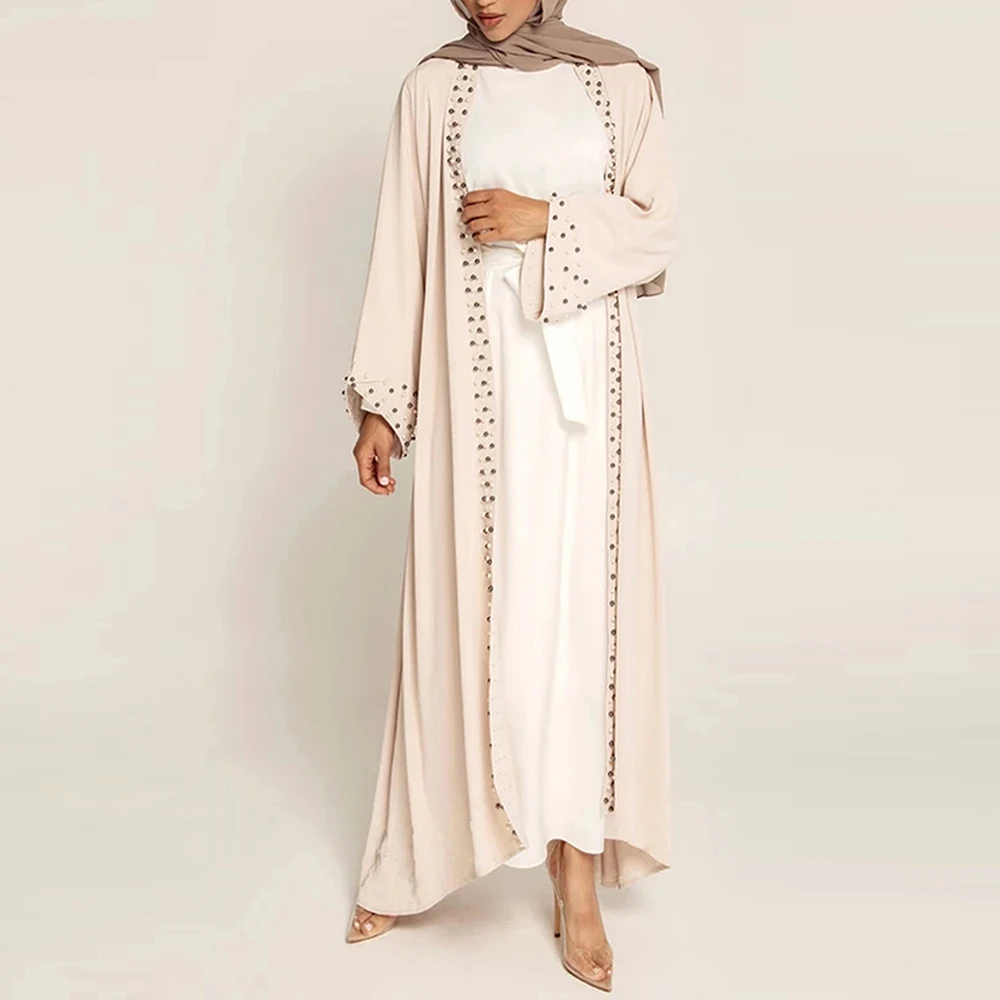 Eid Dubai Abaya Kimono Femme Turkey Muslim Fashion Hijab Dress Robe De Moda Musulman European Islam Clothing For Women Vestidos
Eid Dubai Abaya Kimono Femme Turkey Muslim Fashion Hijab Dress Robe De Moda Musulman European Islam Clothing For Women Vestidos