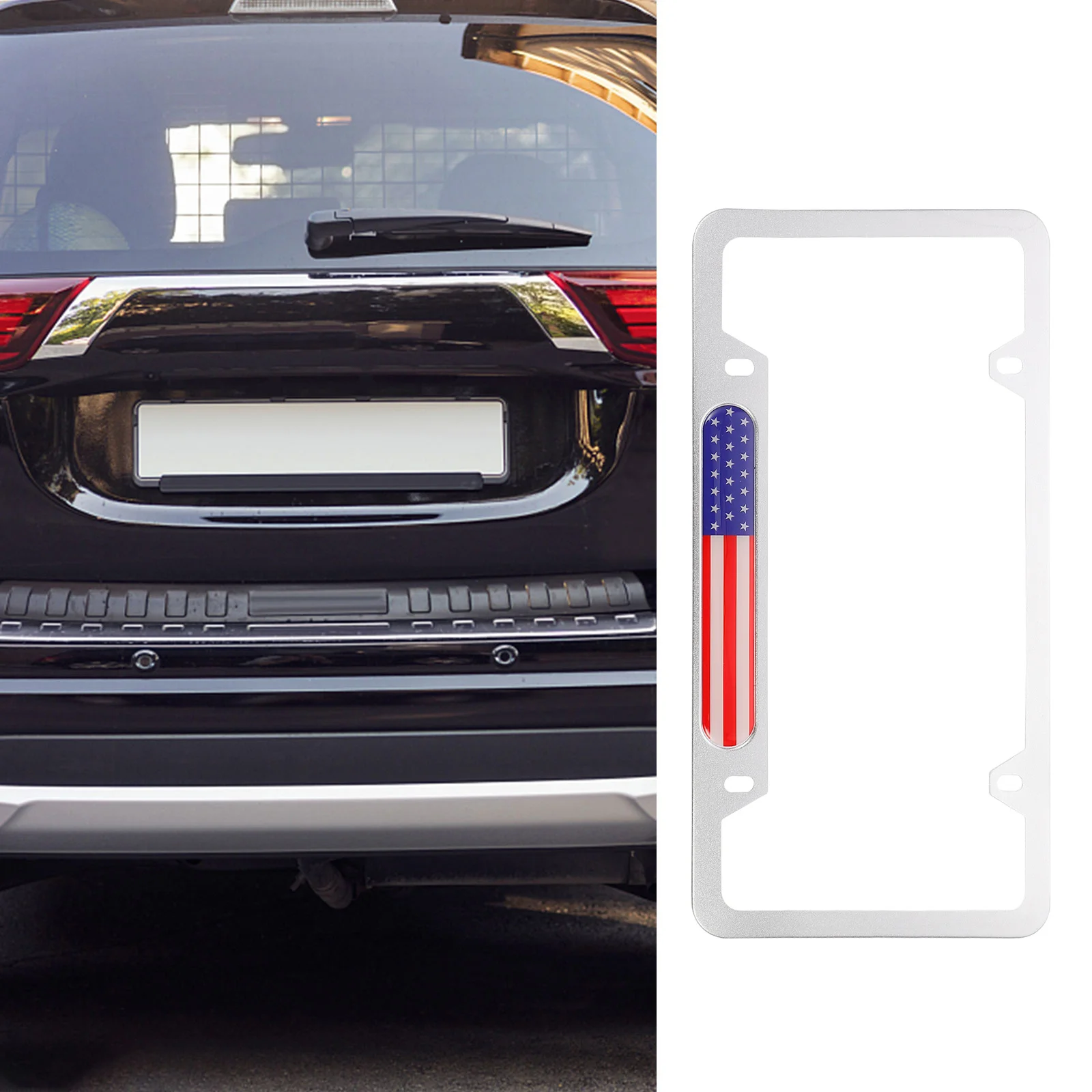 2 Pcs License Plate Frame Shield United States Flag American Car Cover Americans Flags
2 Pcs License Plate Frame Shield United States Flag American Car Cover Americans Flags
