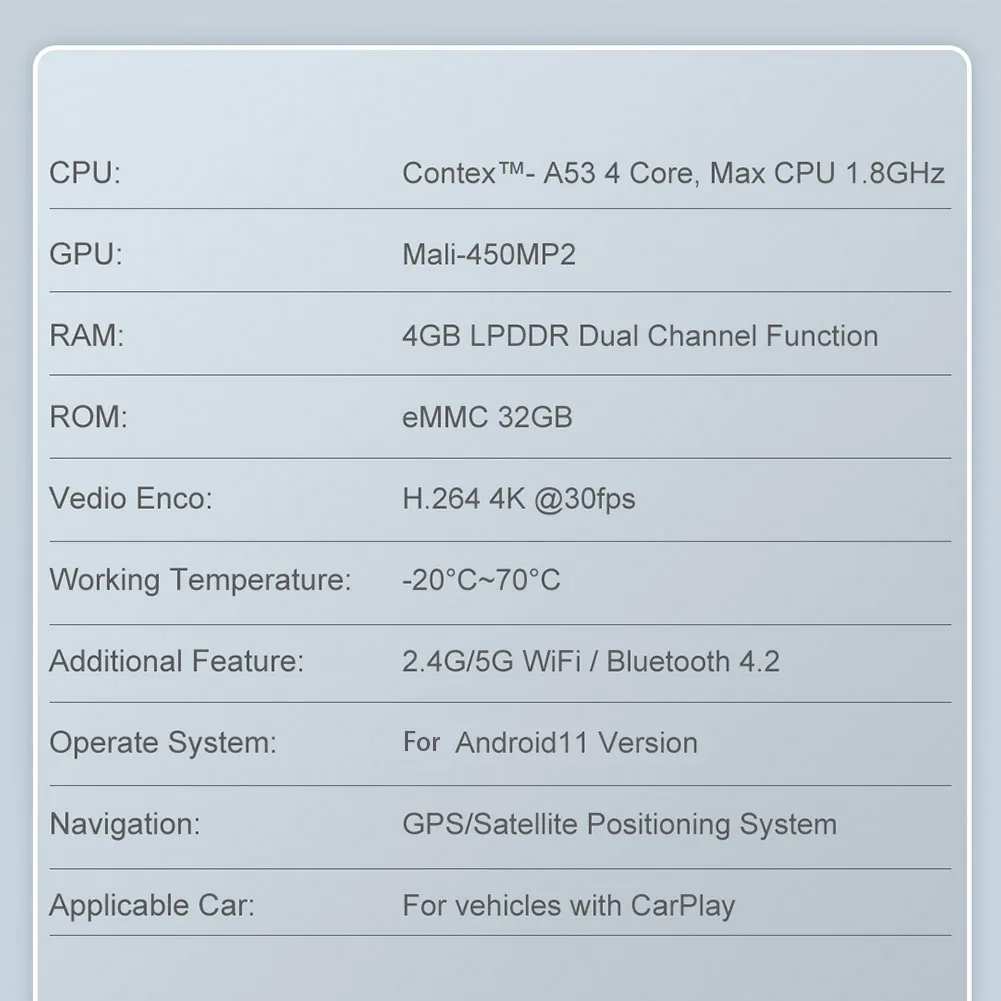 100% High-quality New Products.*100% High-quality New Products.Car Player Dongle Multimedia Video Carplay Box 4gb+32gb
100% High-quality New Products.*100% High-quality New Products.Car Player Dongle Multimedia Video Carplay Box 4gb+32gb