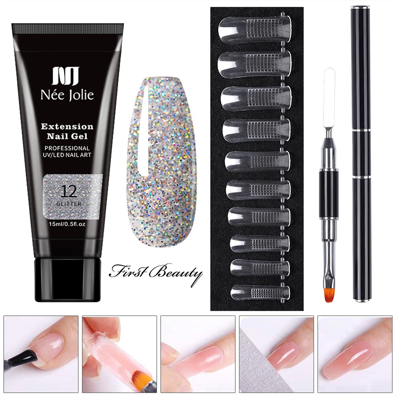 Набор для наращивания ногтей из полимерного геля для маникюра форма для наращивания ногтей Форма для ногтей хрустальный набор инструменто...
Набор для наращивания ногтей из полимерного геля для маникюра форма для наращивания ногтей Форма для ногтей хрустальный набор инструменто...