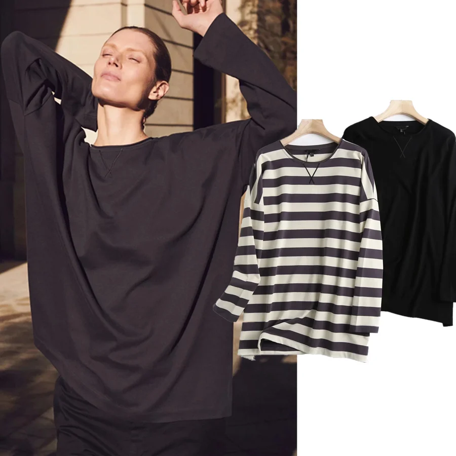 Withered 2022 Striped O-neck Cotton boyfriend Oversize Loose Hoodies Women Sweatshirt Pullovers Tops
Withered 2022 Striped O-neck Cotton boyfriend Oversize Loose Hoodies Women Sweatshirt Pullovers Tops