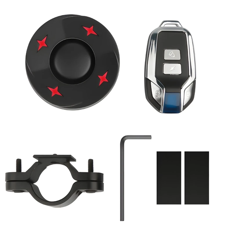 Anti-Theft Bike Alarm with Remote Bike Tail Light Rechargeable Waterproof 
Anti-Theft Bike Alarm with Remote Bike Tail Light Rechargeable Waterproof