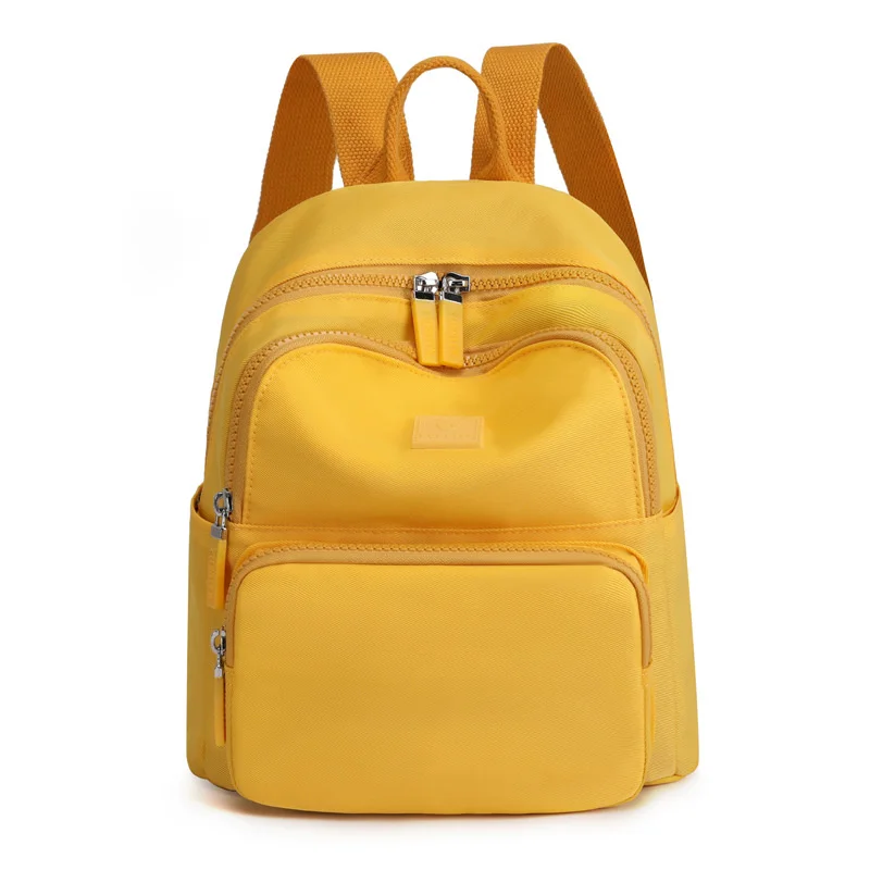 

Casual Girls College School Bag Simple Nylon Women Backpack Large Capacity Back Pack For Teenagers Travel Shoulder Bag Rucksack