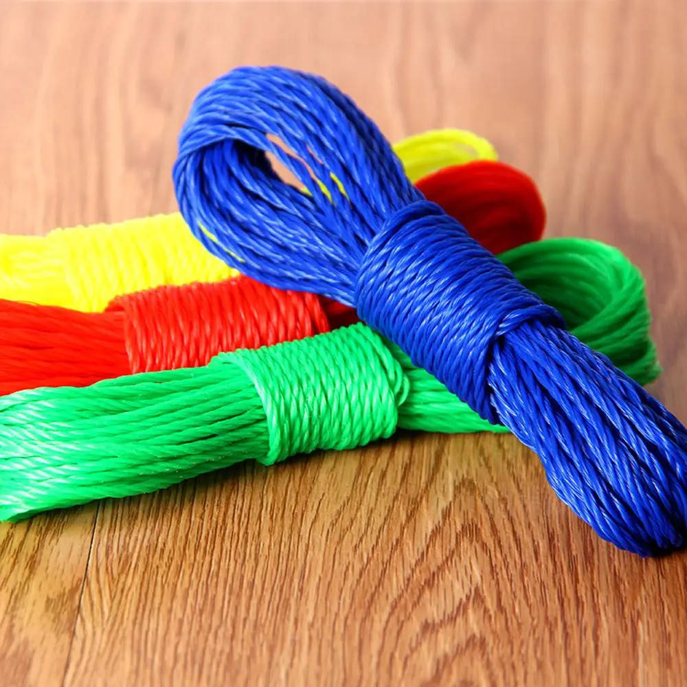 10m Clotheslines Nylon Rope Strong Windproof Laundry Hanger Rack Washing Dryer Rope Line Outdoor Travel Home Garden Supplies
10m Clotheslines Nylon Rope Strong Windproof Laundry Hanger Rack Washing Dryer Rope Line Outdoor Travel Home Garden Supplies