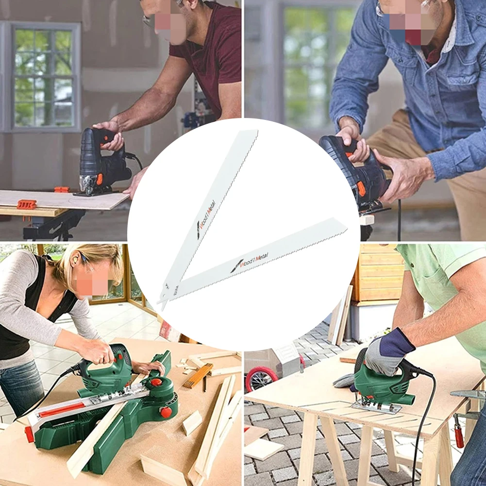 S1122BF S644D Reciprocating Saw Blades 5pcs 225mm 150mm 6TPI 14TPI 1/2" Universal Shank Bi-metal Blades Wood Cutter Cutting
S1122BF S644D Reciprocating Saw Blades 5pcs 225mm 150mm 6TPI 14TPI 1/2" Universal Shank Bi-metal Blades Wood Cutter Cutting