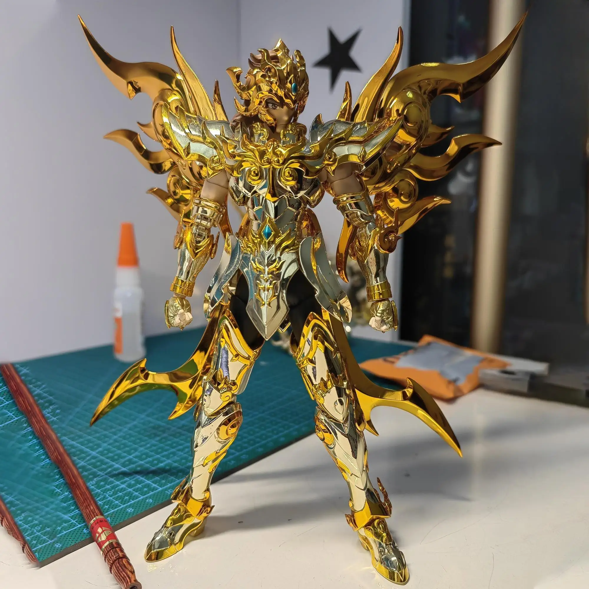 Toypoint Saint Seiya Myth Cloth Soul Of God Sog Ex Leo Aiolia With Totem/object Action Figure Knights Of The Zodiac
Toypoint Saint Seiya Myth Cloth Soul Of God Sog Ex Leo Aiolia With Totem/object Action Figure Knights Of The Zodiac