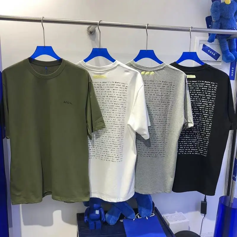 2022 Best Quality Ader Error Full Letter Printed On Back Side Women Men T shirts tees Summer Short Sleeve Men Casual T shirt
2022 Best Quality Ader Error Full Letter Printed On Back Side Women Men T shirts tees Summer Short Sleeve Men Casual T shirt
