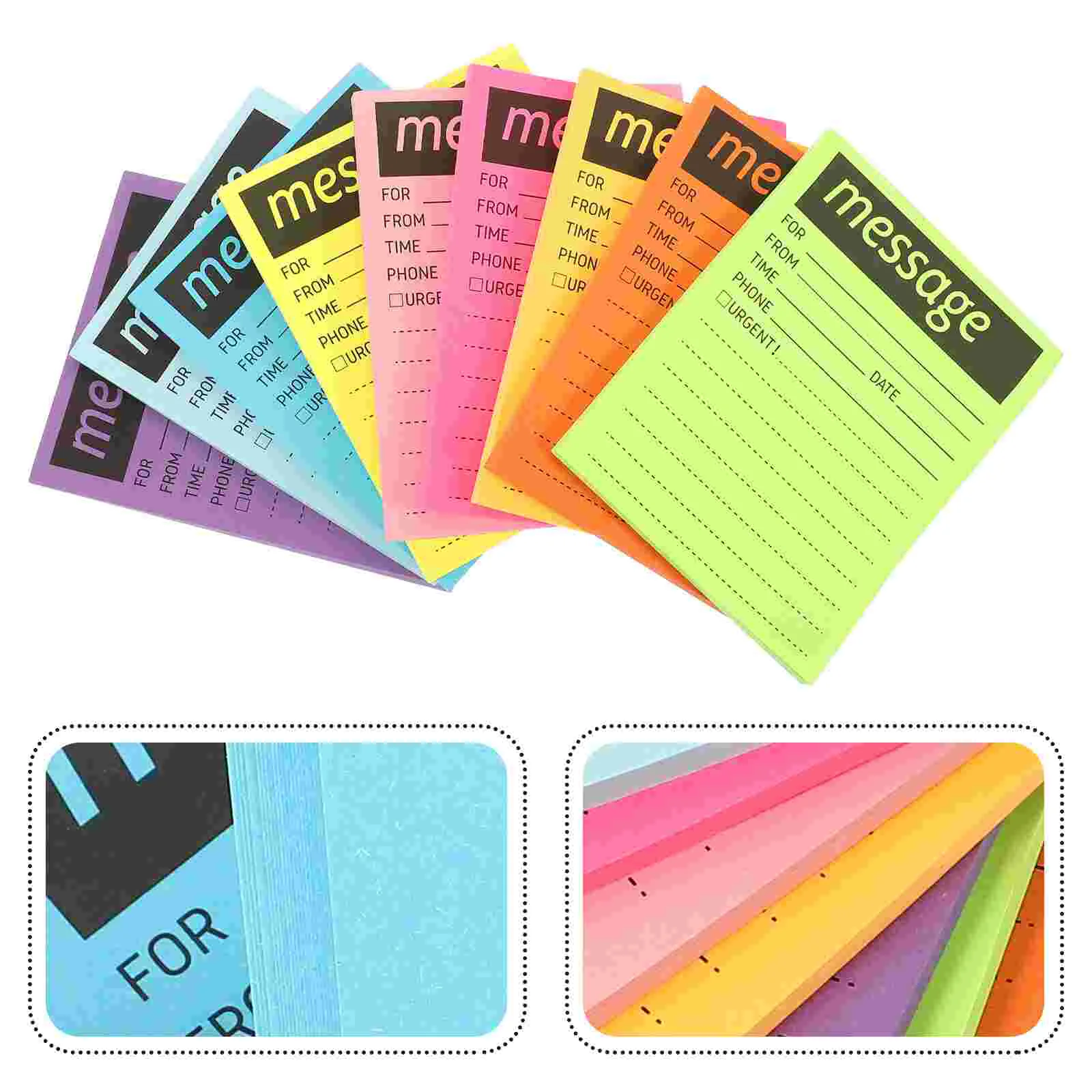 

Grocery Schedule Notepads Fluorescent Sticky Notes Office Phones Household Memo Stickers
