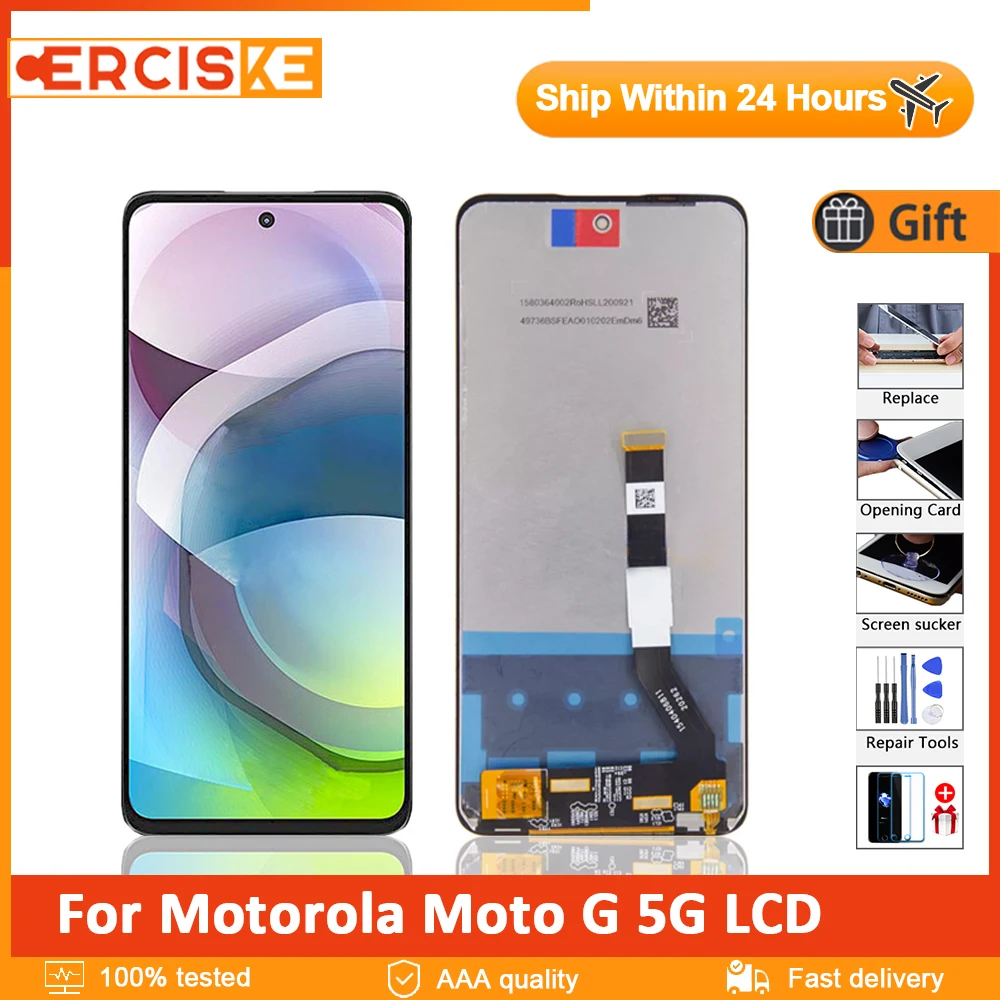 6.7" Original For Motorola Moto G 5G XT2113-3 LCD Display Touch Screen Digitizer Assembly For Motorola G 5G LCD Replacement 
6.7" Original For Motorola Moto G 5G XT2113-3 LCD Display Touch Screen Digitizer Assembly For Motorola G 5G LCD Replacement