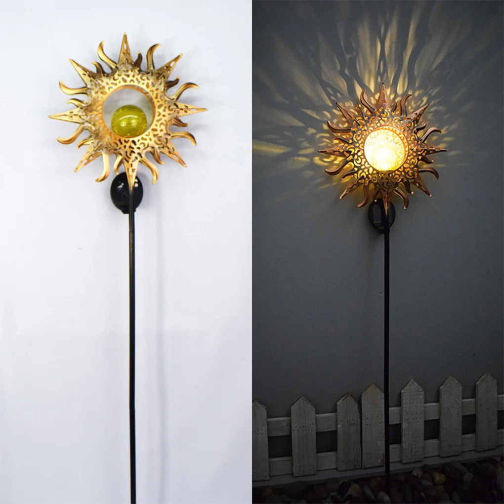 Sun Moon Solar Powered Light Garden Courtyard Backyard Ground Mounted Lamp Automatic on/off Decoration Iron Glass
Sun Moon Solar Powered Light Garden Courtyard Backyard Ground Mounted Lamp Automatic on/off Decoration Iron Glass